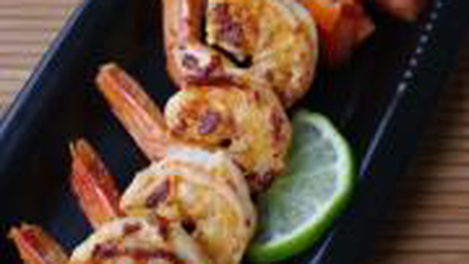 Crevettes marinées citron vert
