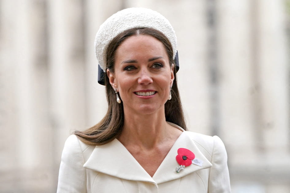 Les longueurs disciplin&eacute;es et la raie au milieu de Kate Middleton