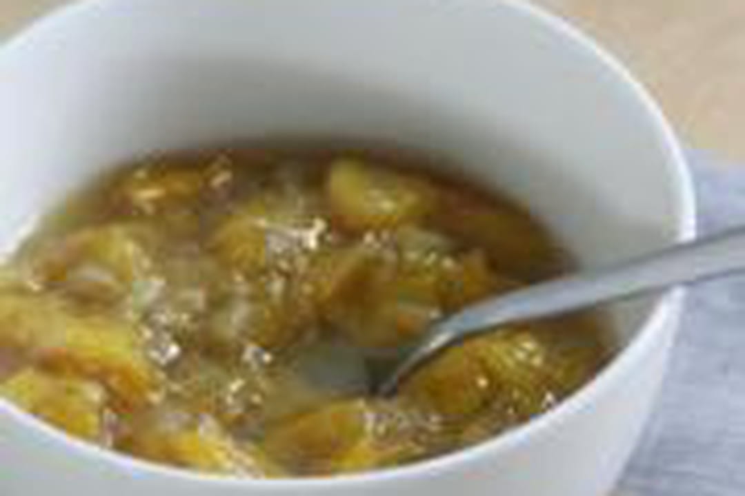 Compote prunes rhubarbe