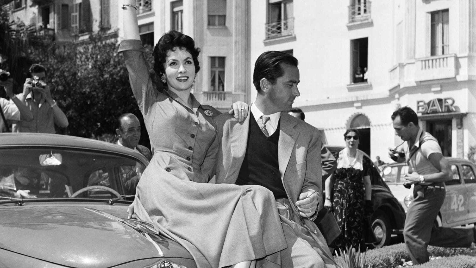 Gina et son mari au Rallye du Cinéma