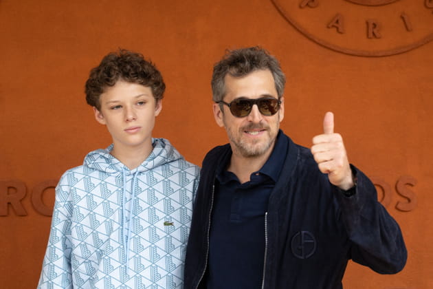 Guillaume Canet présente son fils Marcel à Roland-Garros