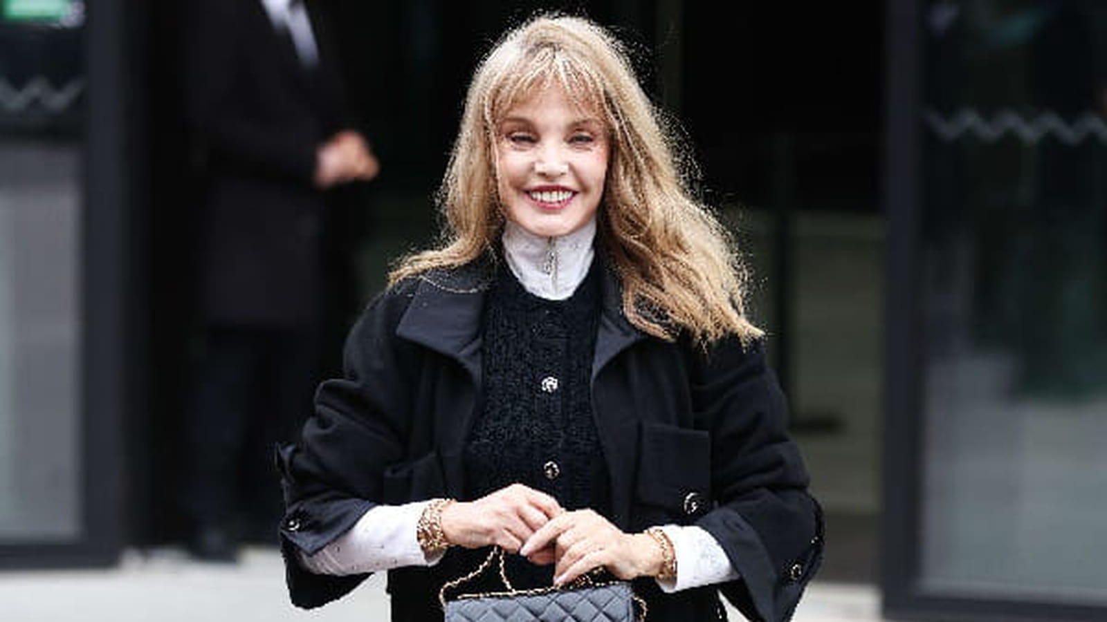 Arielle Dombasle le 23 janvier 2024 