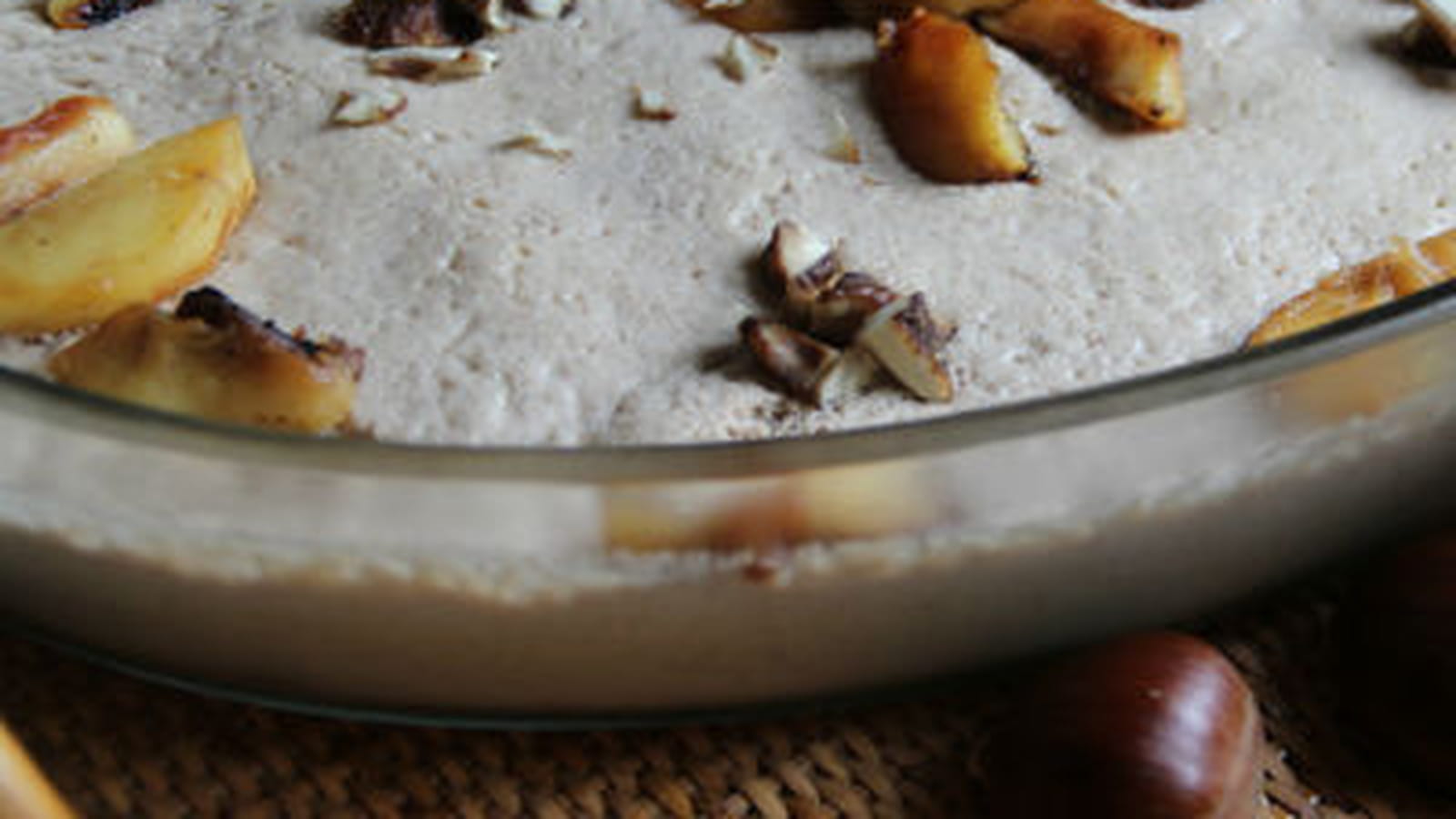 Tiramisu d'automne aux pommes et châtaignes
