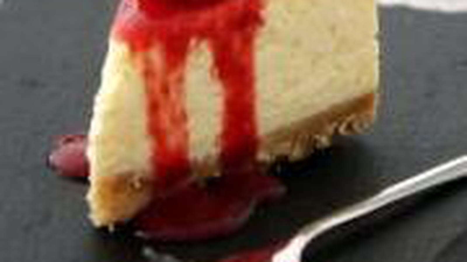 Cheesecake sauce framboise