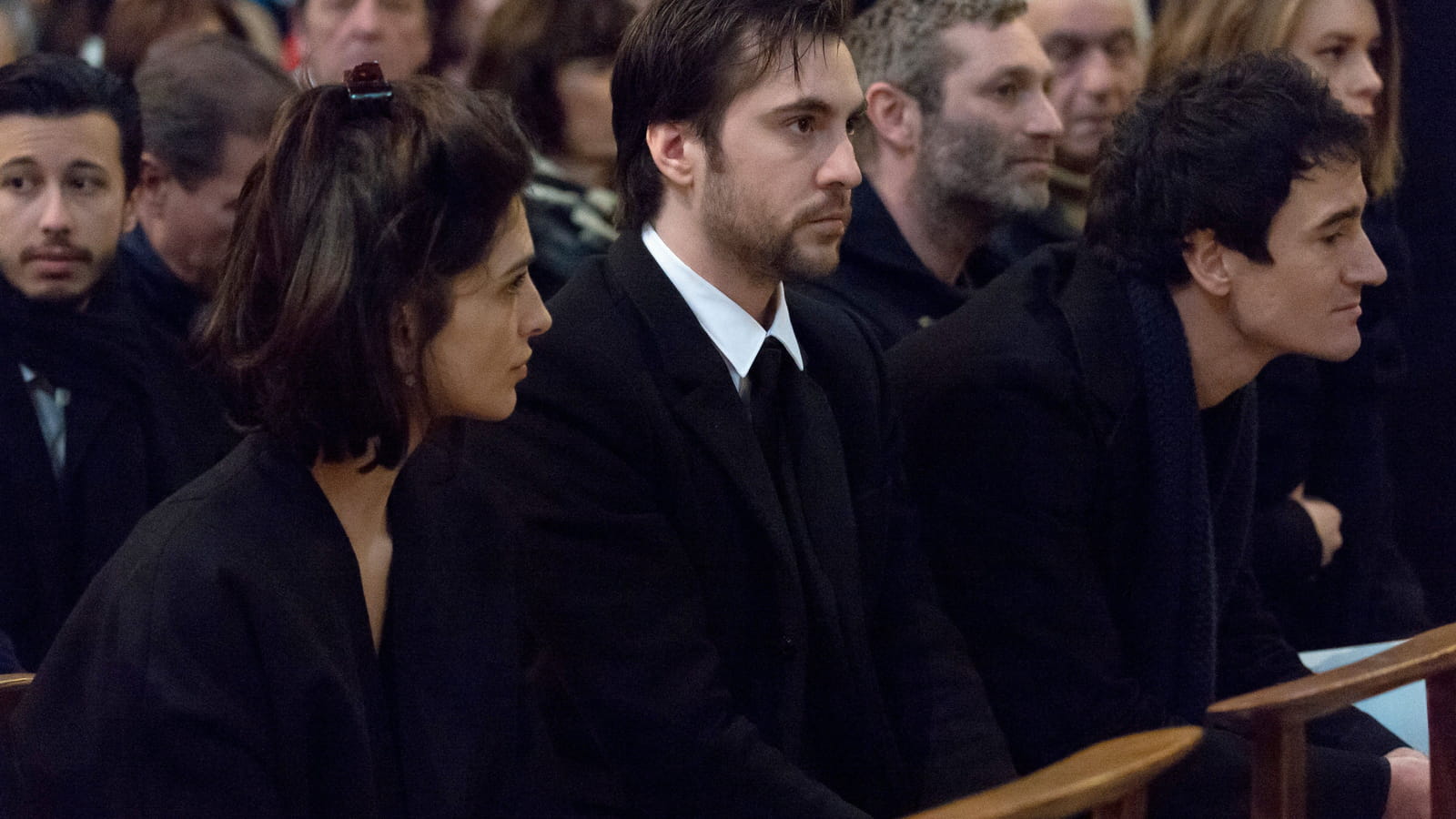 Pauline Delpech (belle fille de Michel Delpech) et Emmanuel Delpech, son fils  