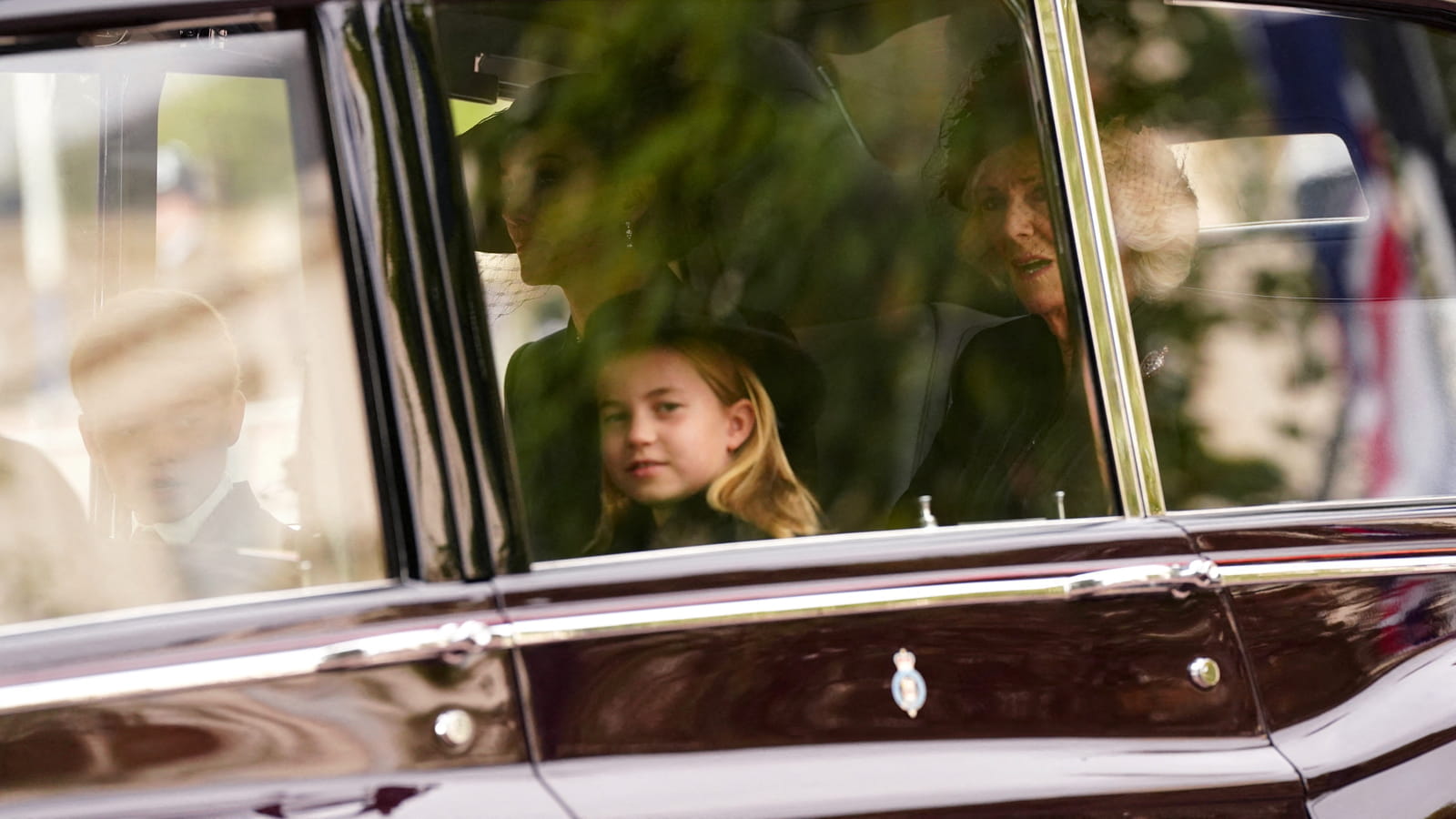 Princesse Charlotte avec Kate et Camilla