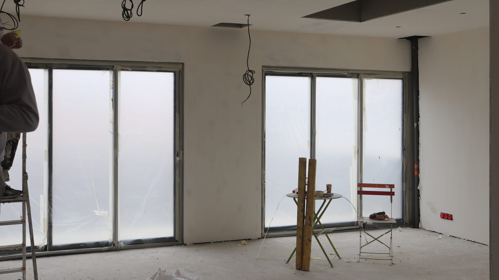 Pendant les travaux 