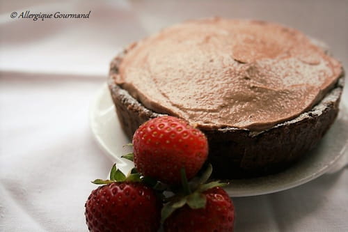 Tarte à la mousse au chocolat Bio, sans œufs ni gluten