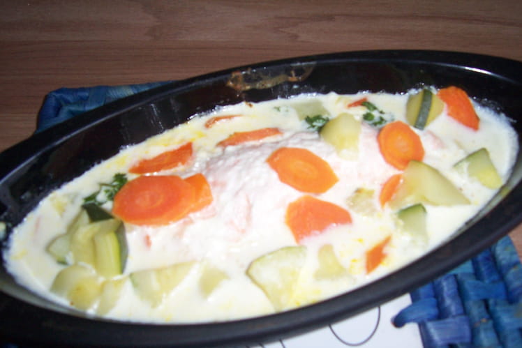 Saumon en papillote au Boursin-image