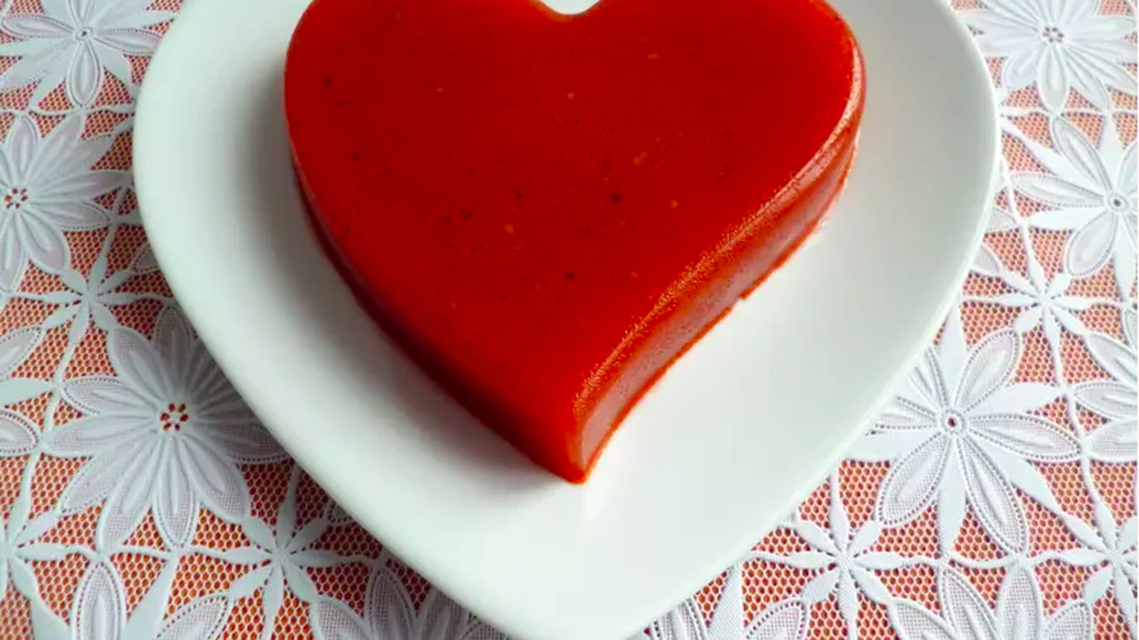 Flan coeur détox pomme poire orange carotte citron betterave cardamome à l'agar-agar