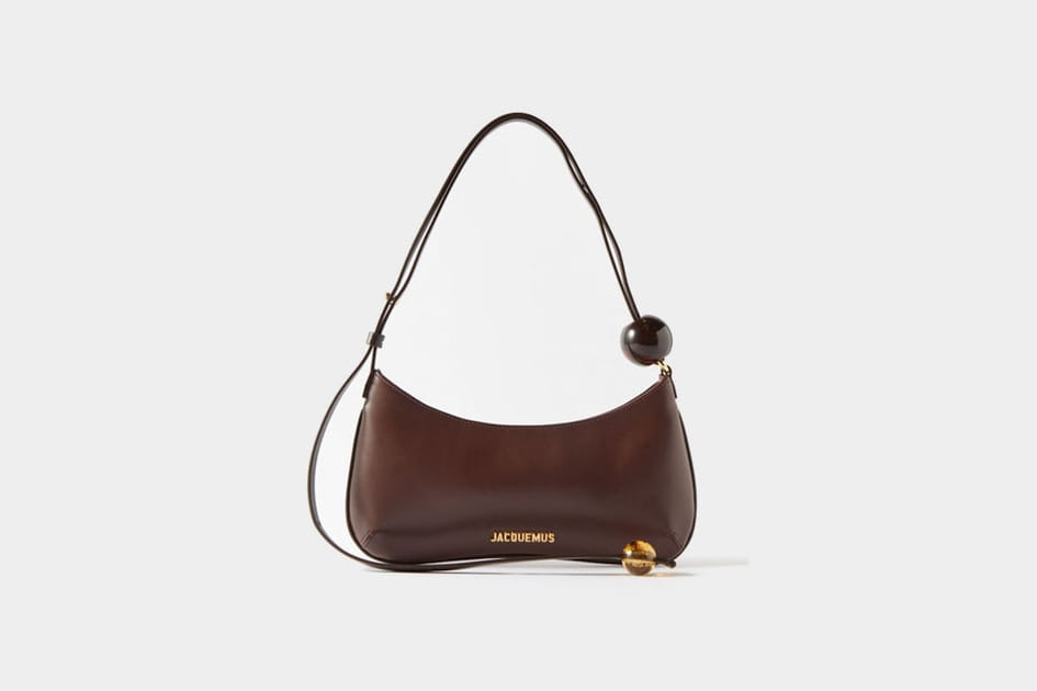 Sac &agrave; main port&eacute; &eacute;paule en cuir, Jacquemus chez MatchesFashion