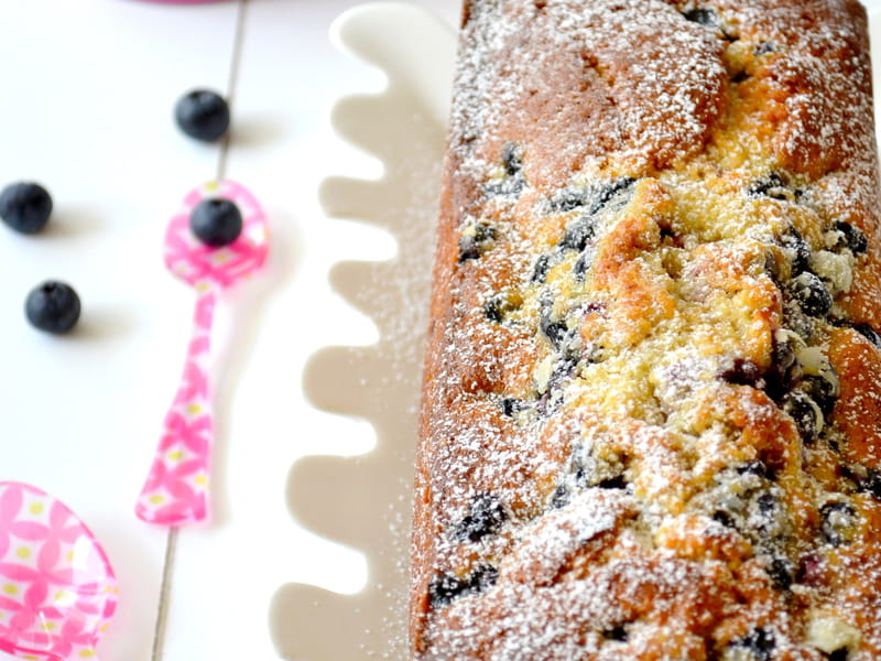 Recette De Cake Au Chocolat Blanc Aux Cerises Et Aux Myrtilles