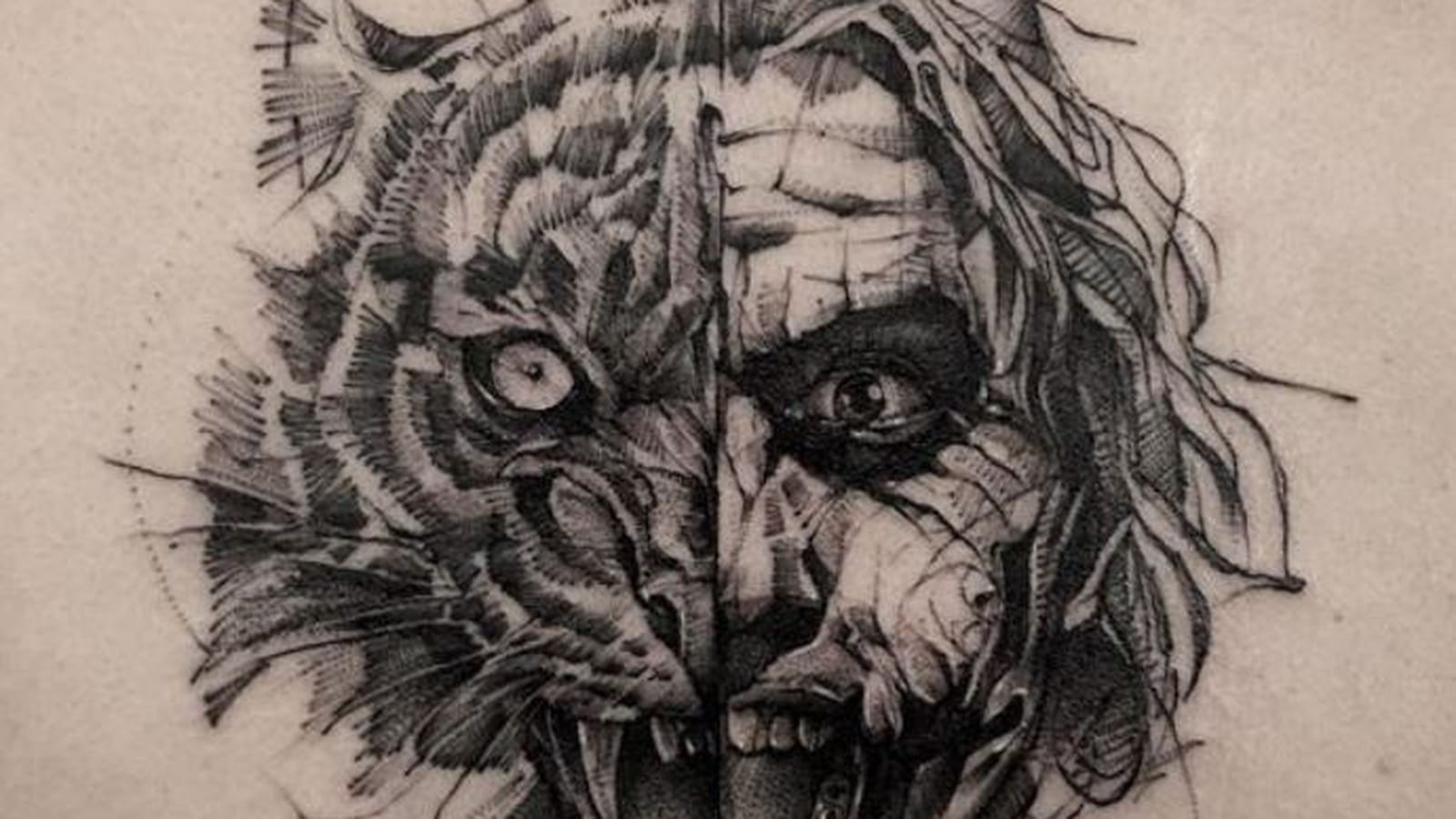 Tigre et Joker dans le dos