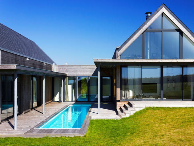 Piscine familiale de forme rectangulaire : trophée d'argent ex-aequo