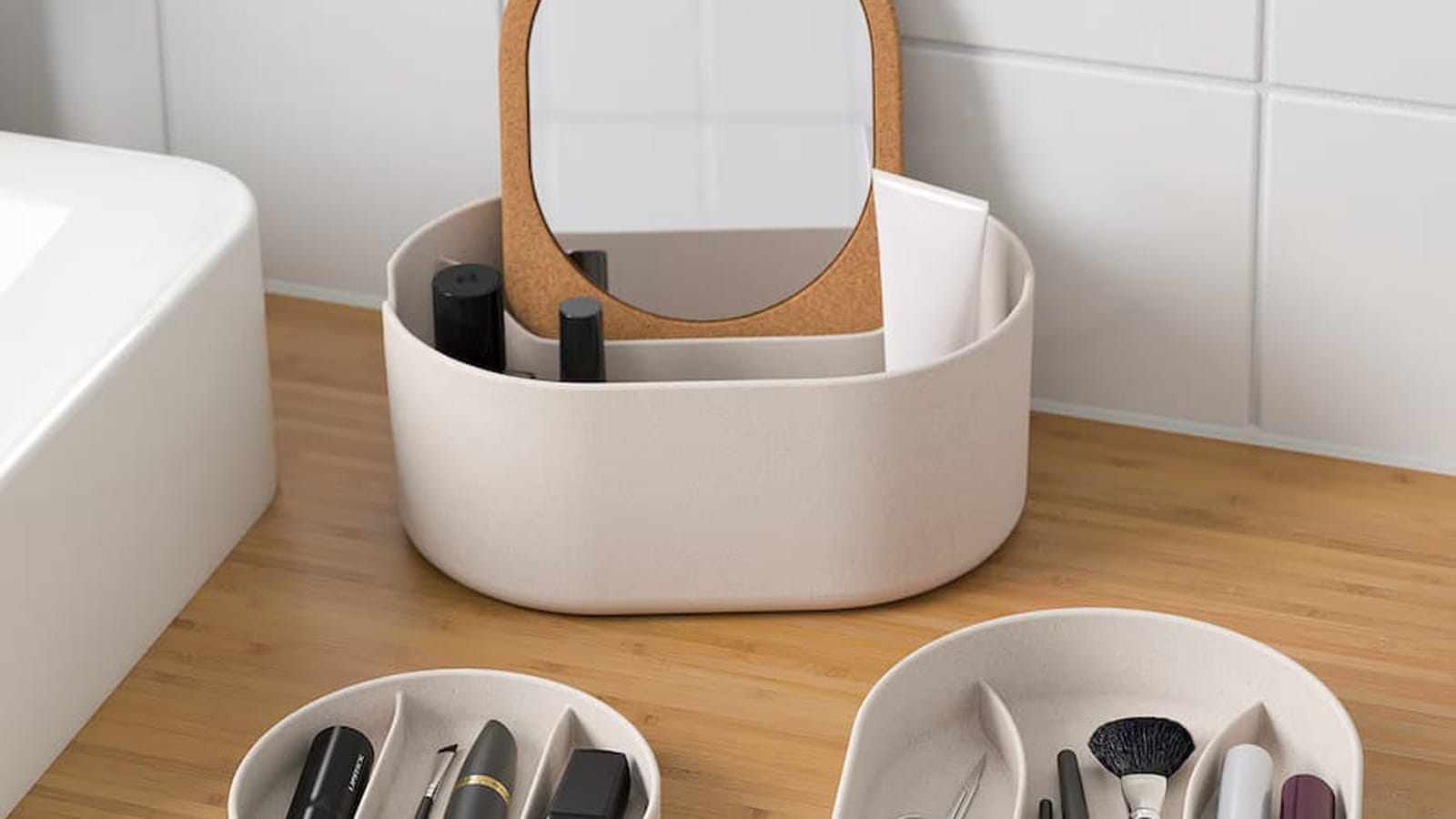 Boite de rangement avec miroir