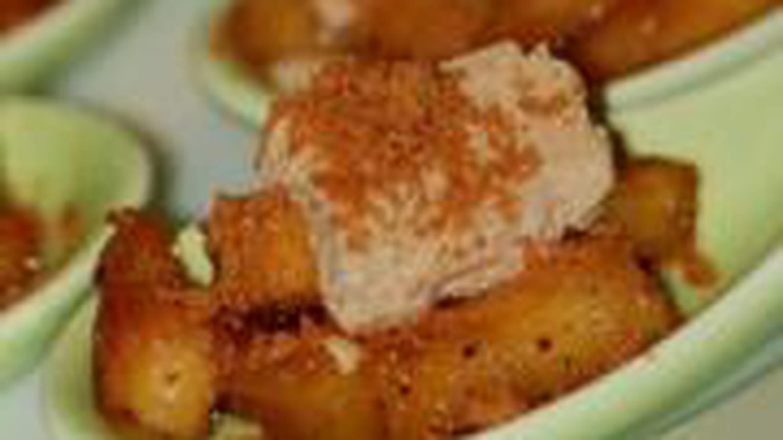 Cuillères apéritives pommes - foie gras