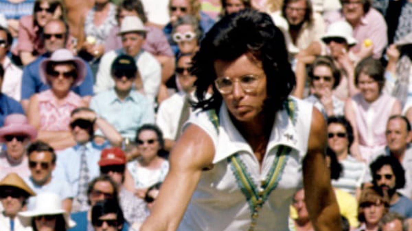 Billie Jean King à Wimbledon en 1973