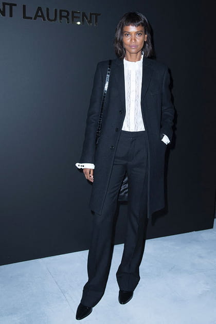 Liya Kebede au d&eacute;fil&eacute; Saint Laurent