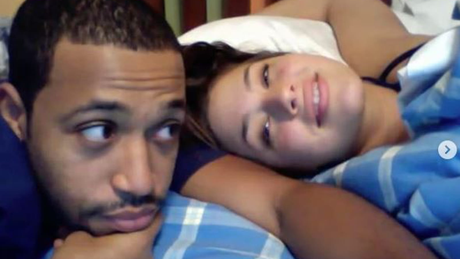 Ashley Graham et Justin Ervin, peu de temps avant leurs fiançailles 