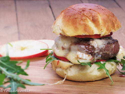Burgers brie et pomme