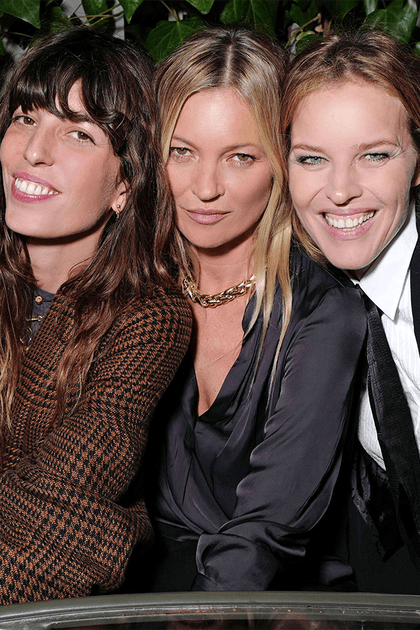 Lou Doillon, Kate Moss et Eva Herzigova &agrave; l'after party Zadig & Voltaire
