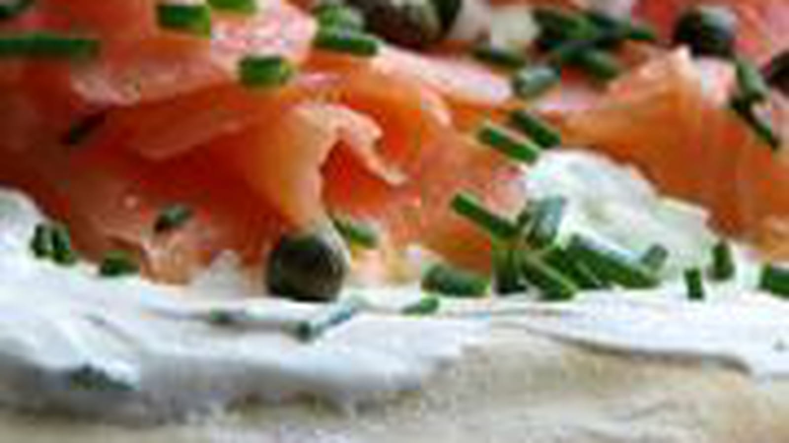 Pizza au saumon