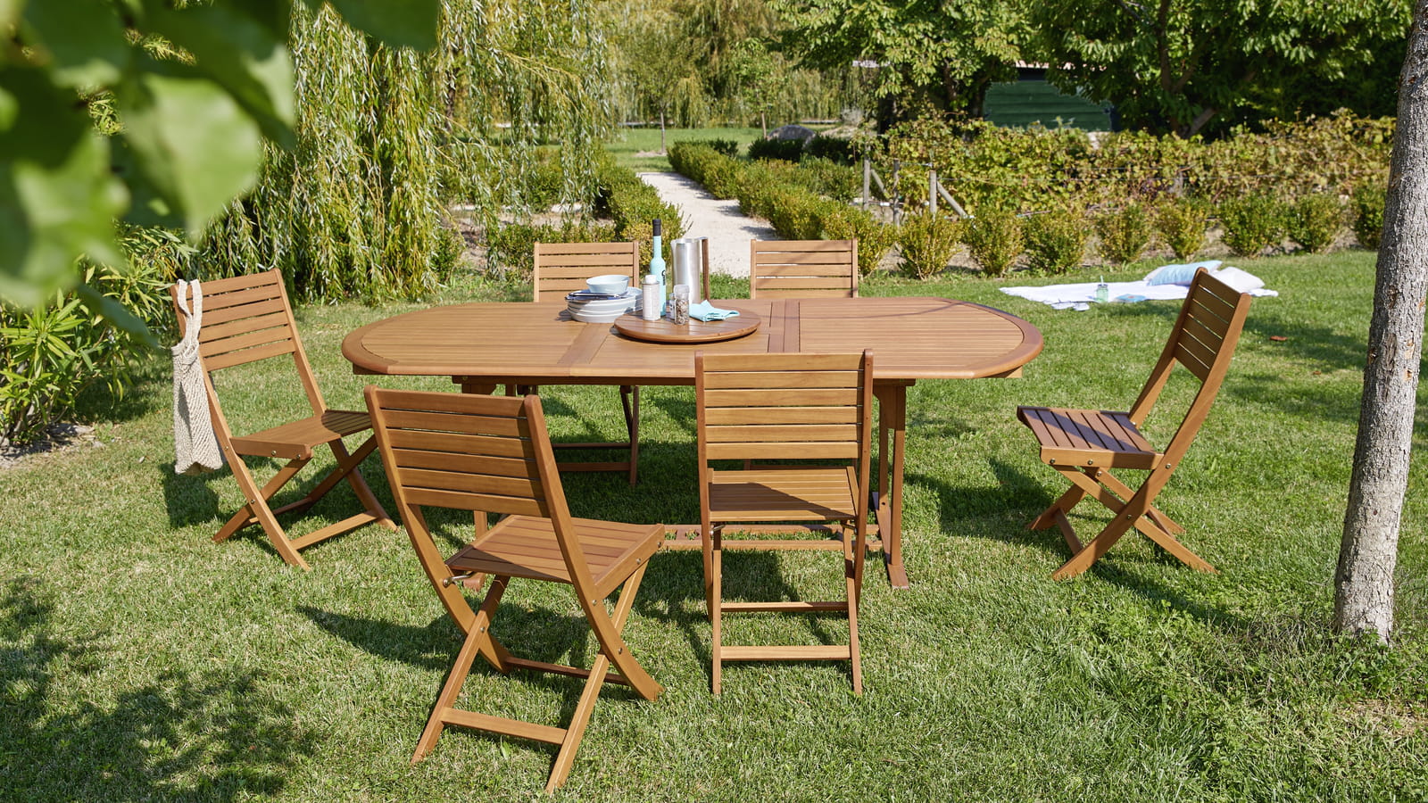Mobilier jardin Carrefour