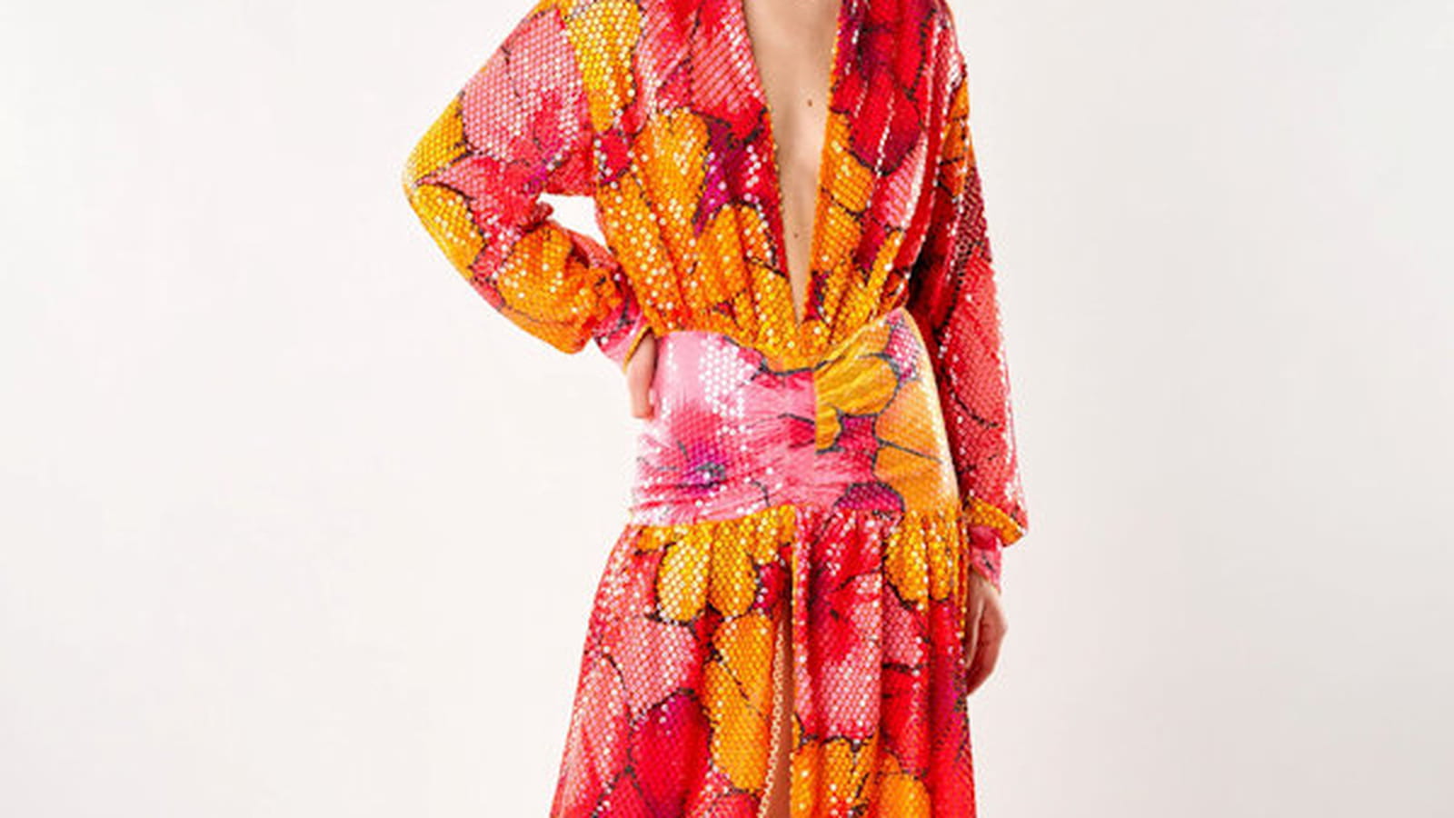 Robe multicolore Cher de Mirae 395 euros