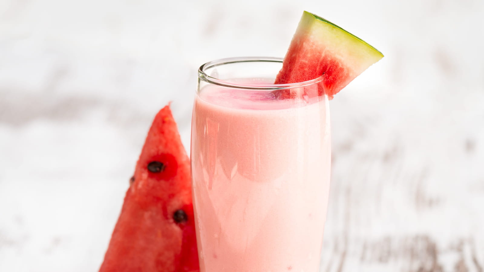 Cocktail fruité à la pastèque