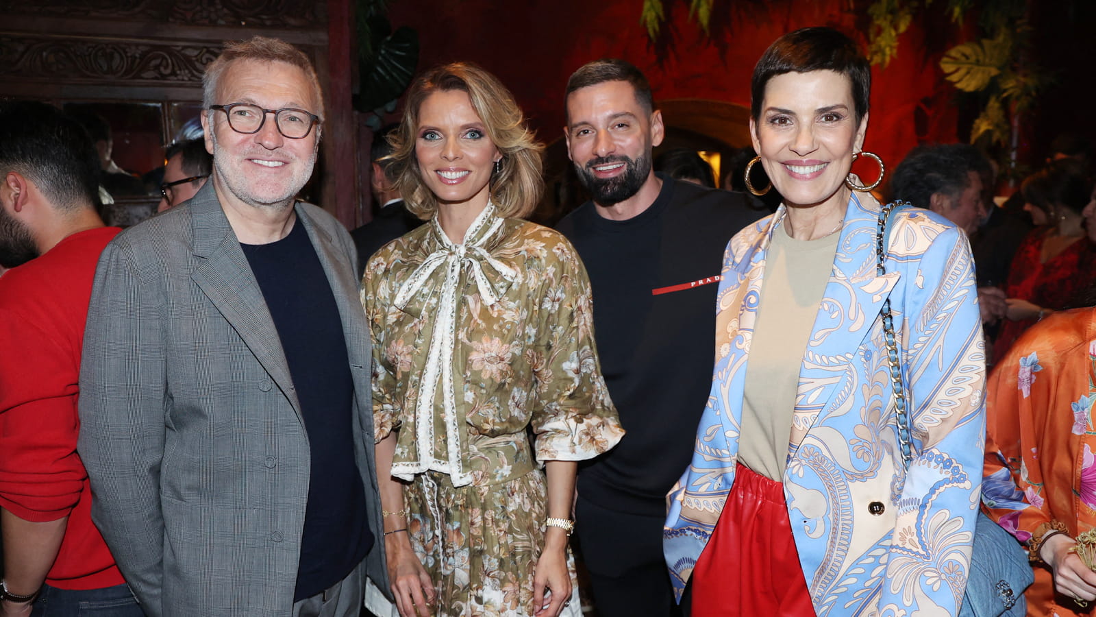 Laurent Ruquier, Sylvie Tellier, Hugo Manos et Cristina Cordula