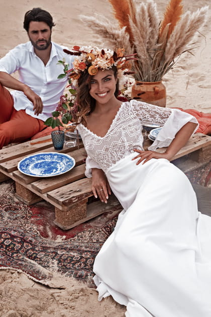 Robe de mariée Au coin du feu, Fabienne Alagama 2022