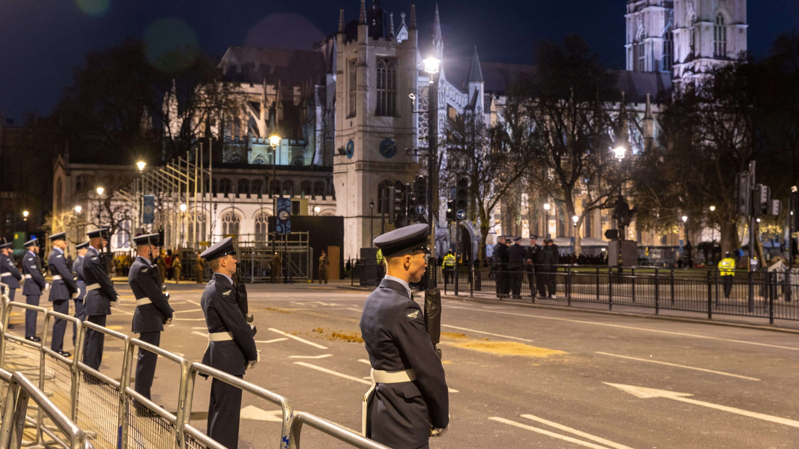 Militaires en répétition