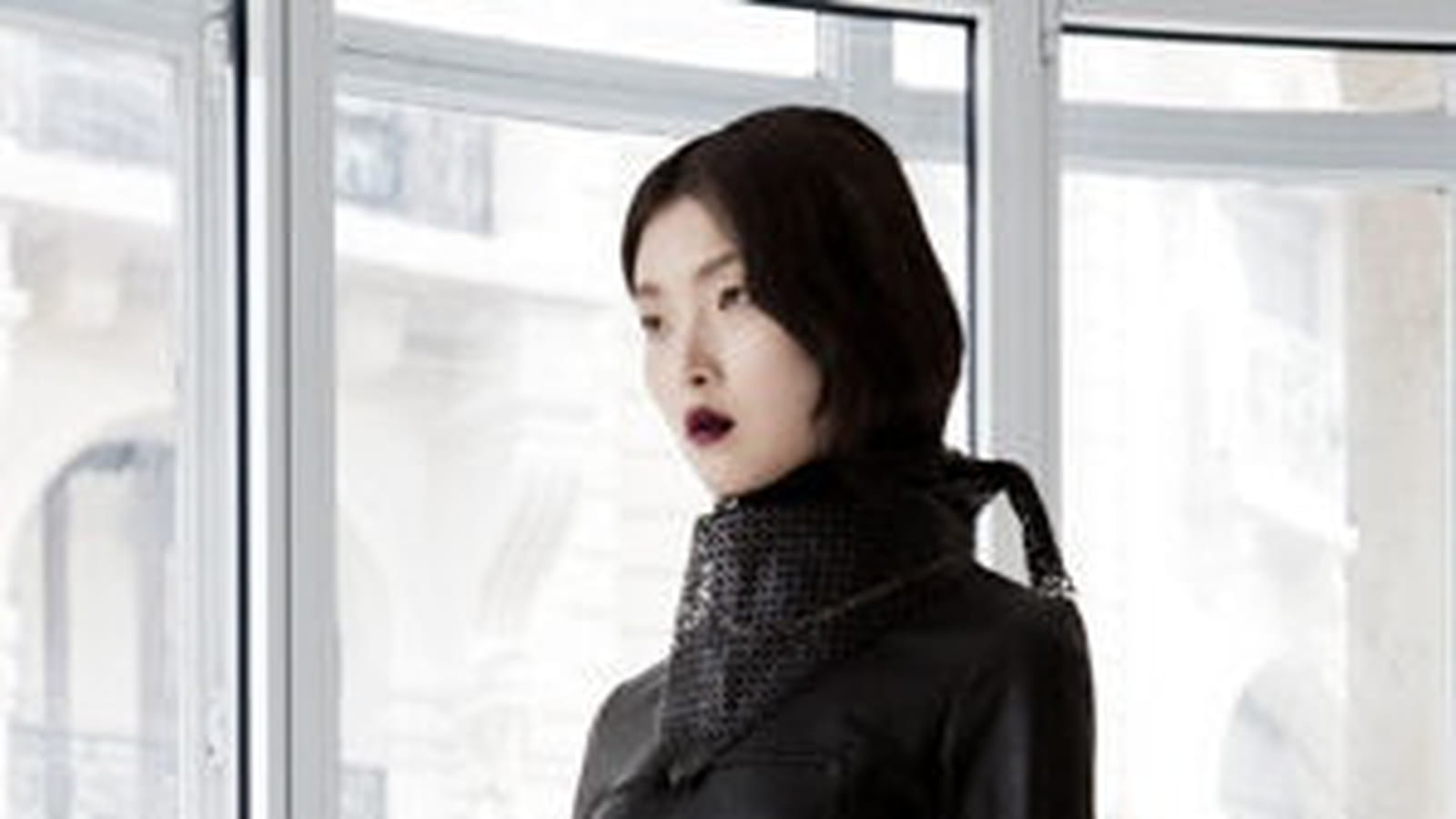 Robe en cuir de & Other Stories