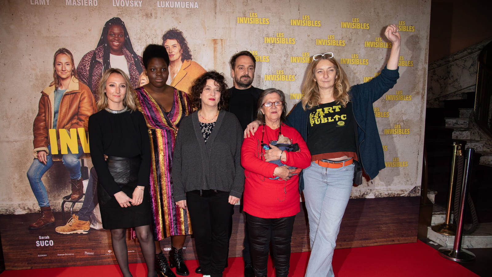 Audrey Lamy, Deborah Lukumuena, Noemie Lvovsky, Louis-Julien Petit, Adolpha Van Meerhaeghe et Corinne Masiero