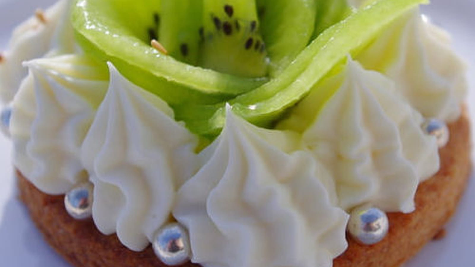 Sablé kiwis et mascarpone saveur litchi