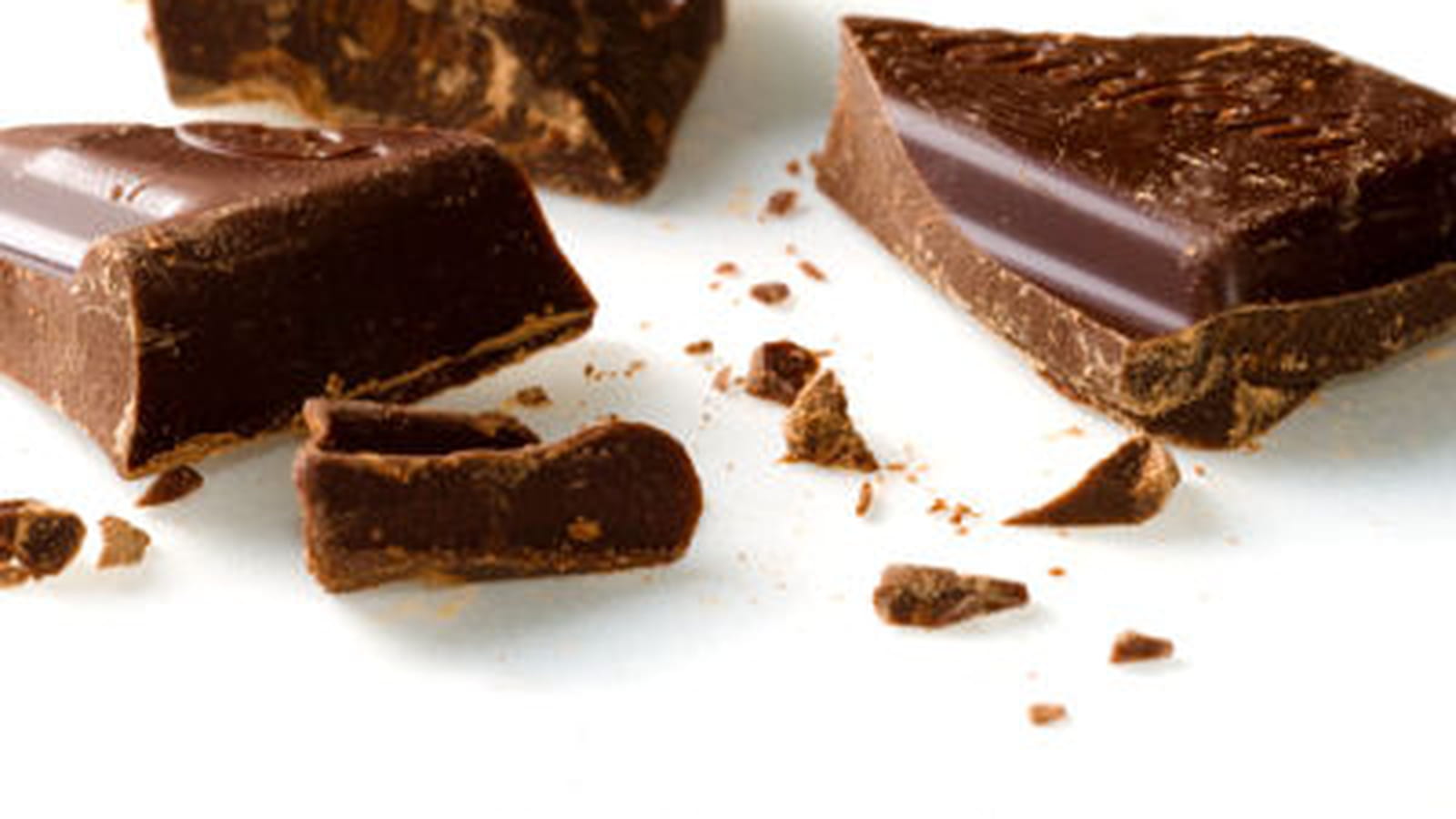 Carrés de chocolat noir