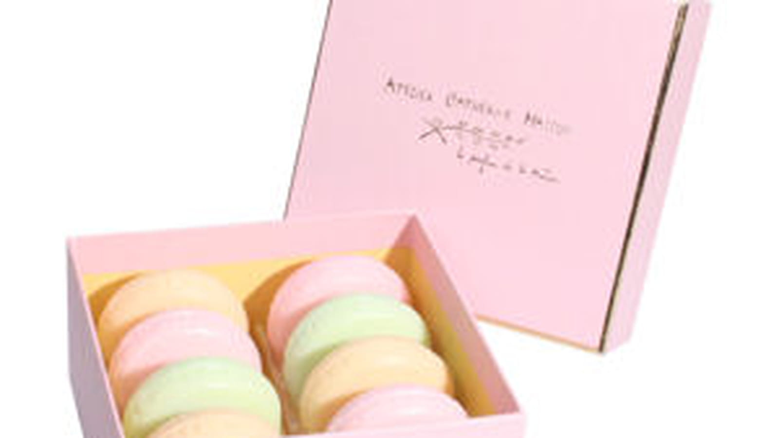 Boite de 8 savons macarons de l'Atelier Catherine Masson