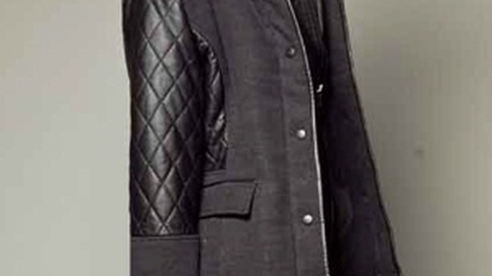 Manteau bi-matières de Les P'tites Bombes