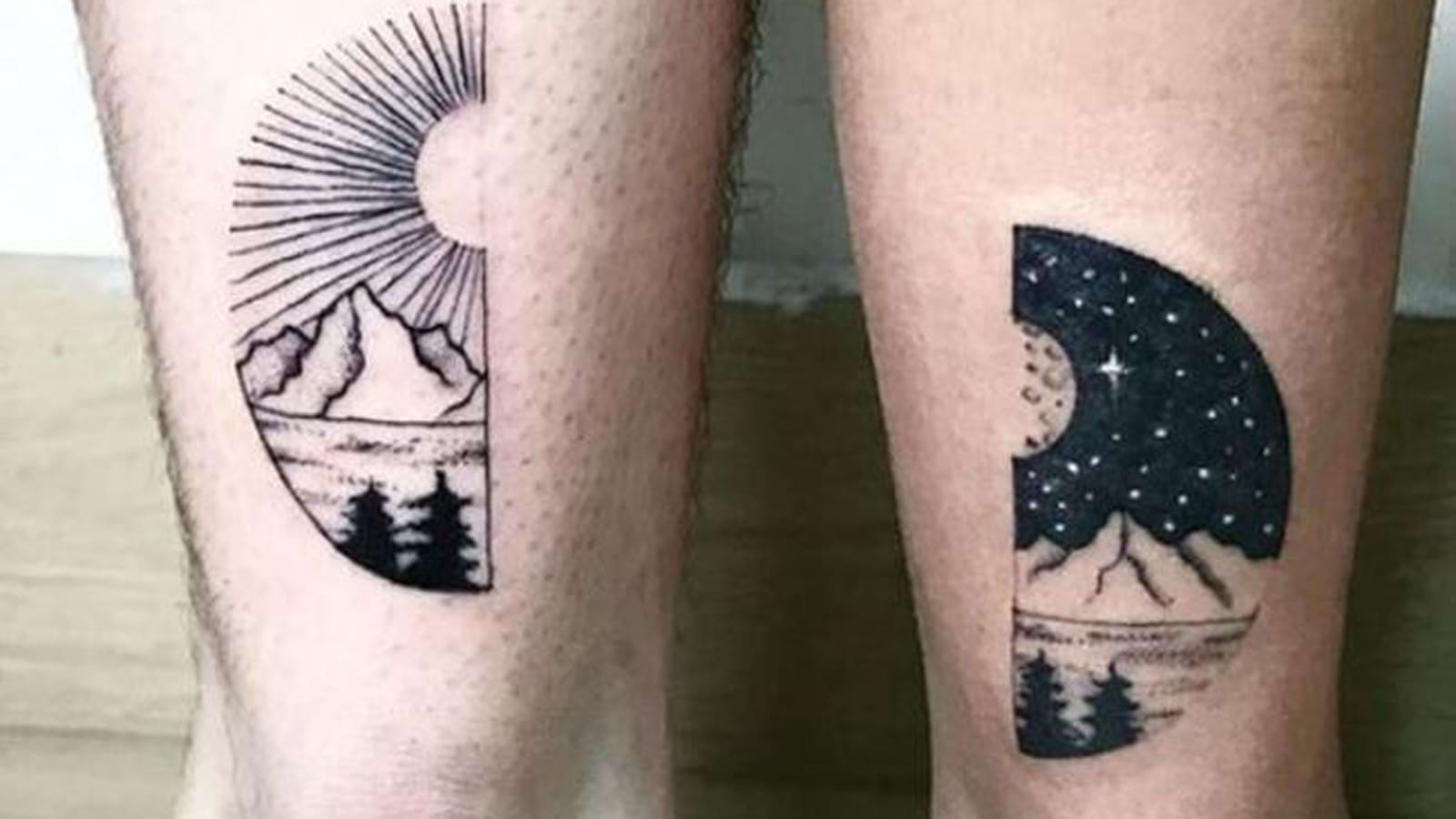 La montagne, de jour et de nuit
