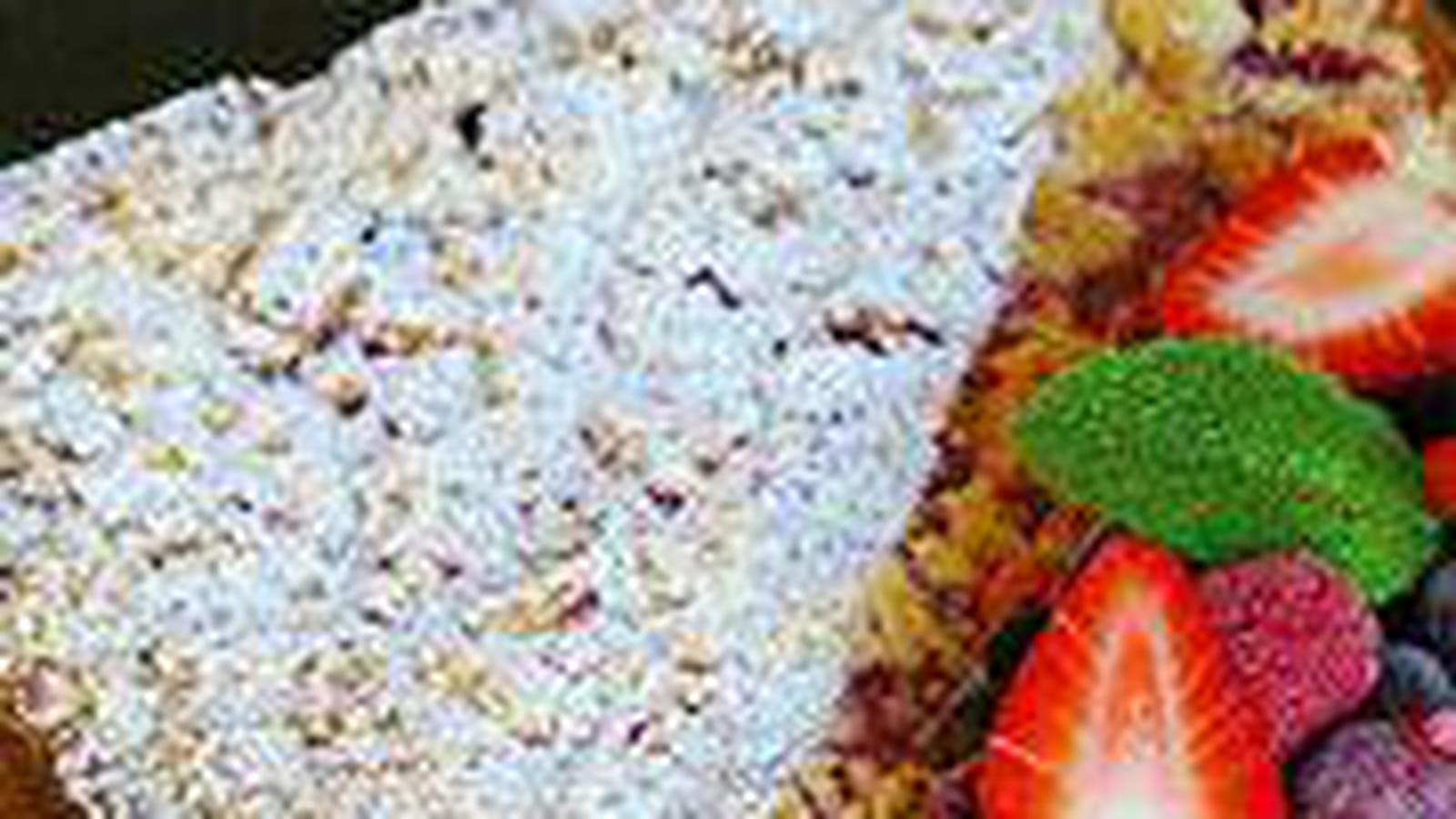 Tarte fruits rouges crumble