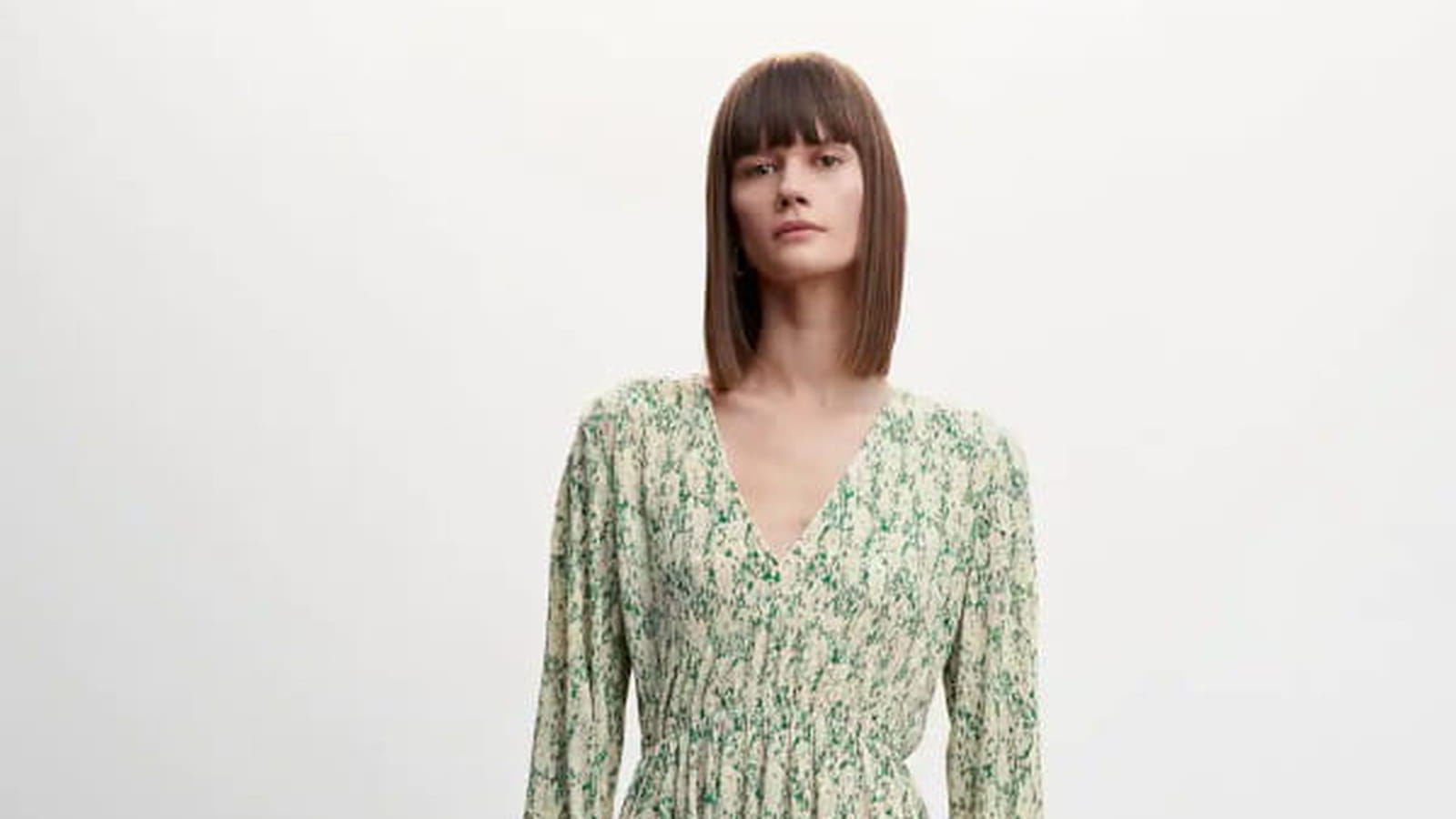 Robe à imprimé fleuri Mango 
