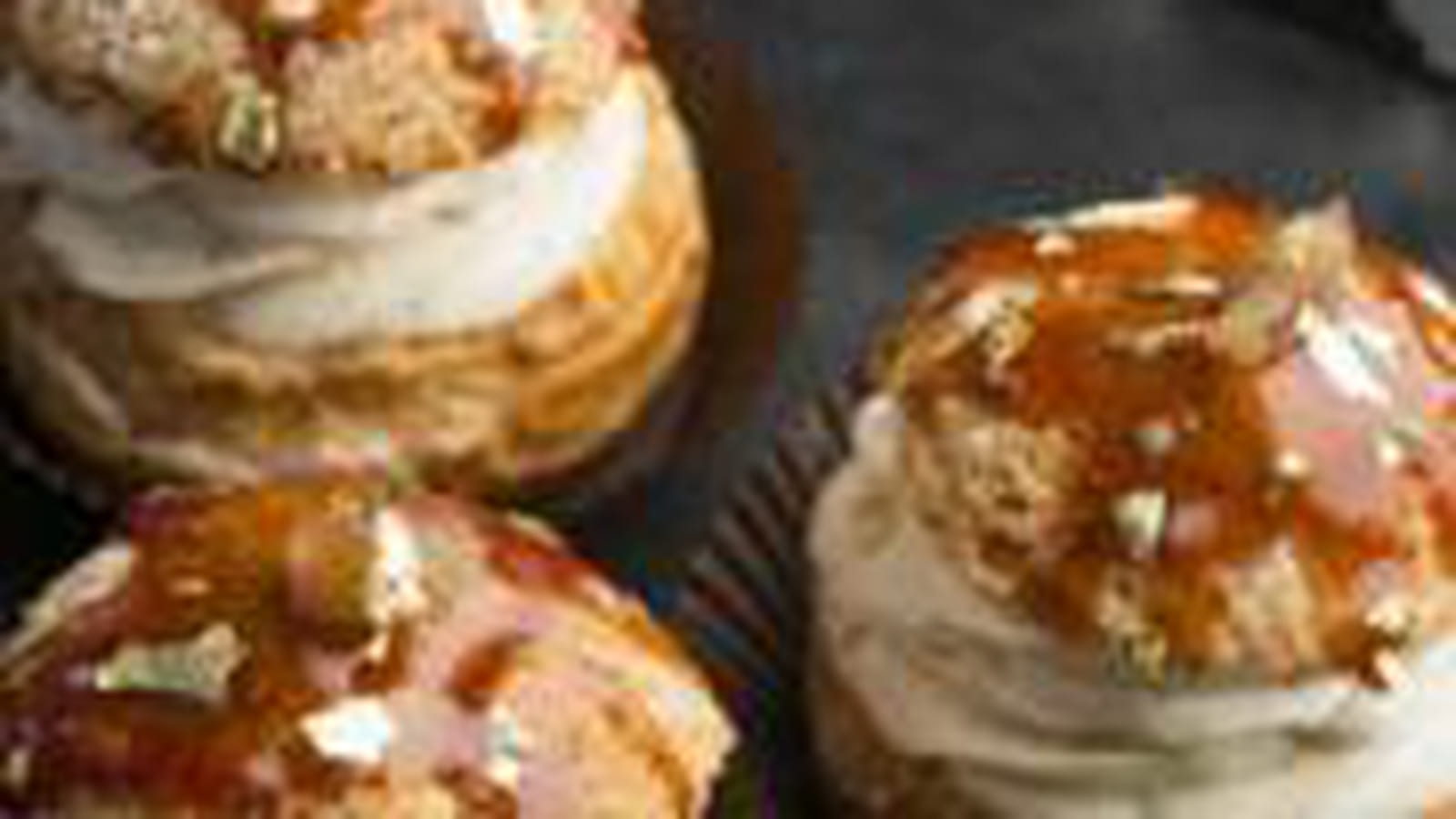 Choux caramel châtaigne