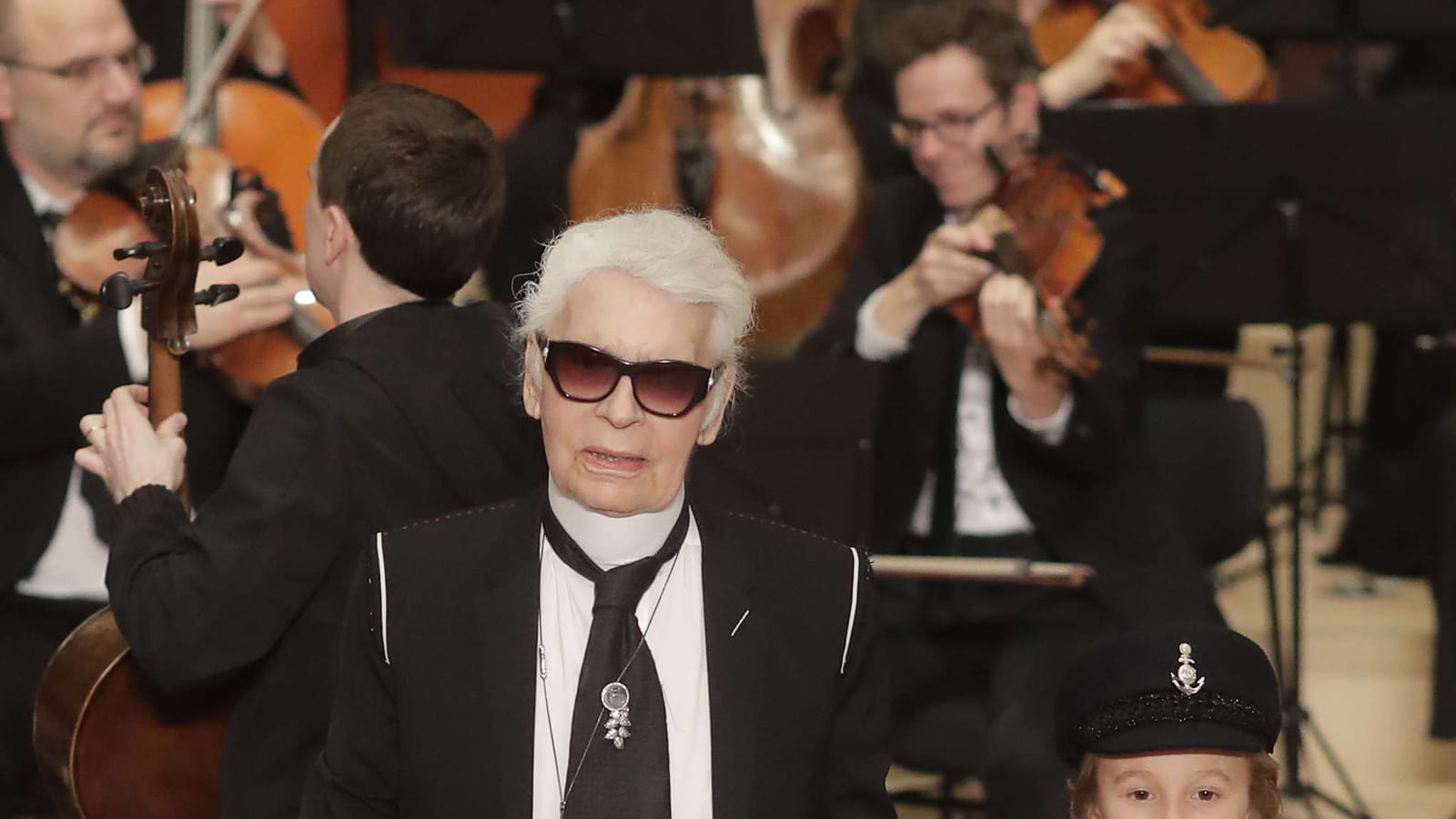 Karl Lagerfeld et Hudson Kroenig