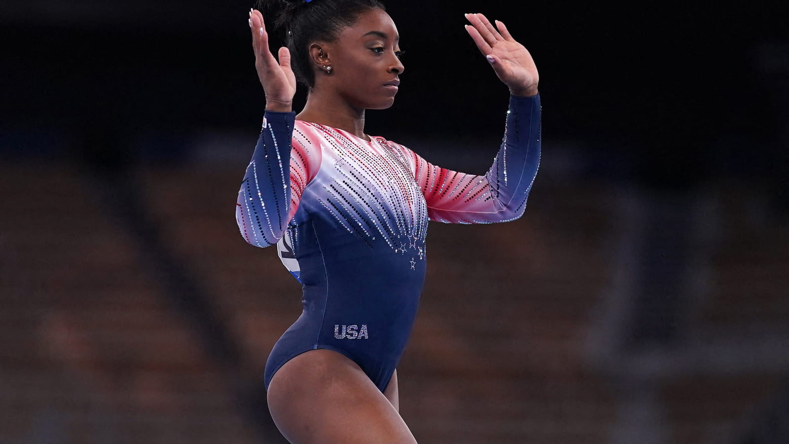 Simone Biles aux Jeux olympiques de Tokyo en 2021