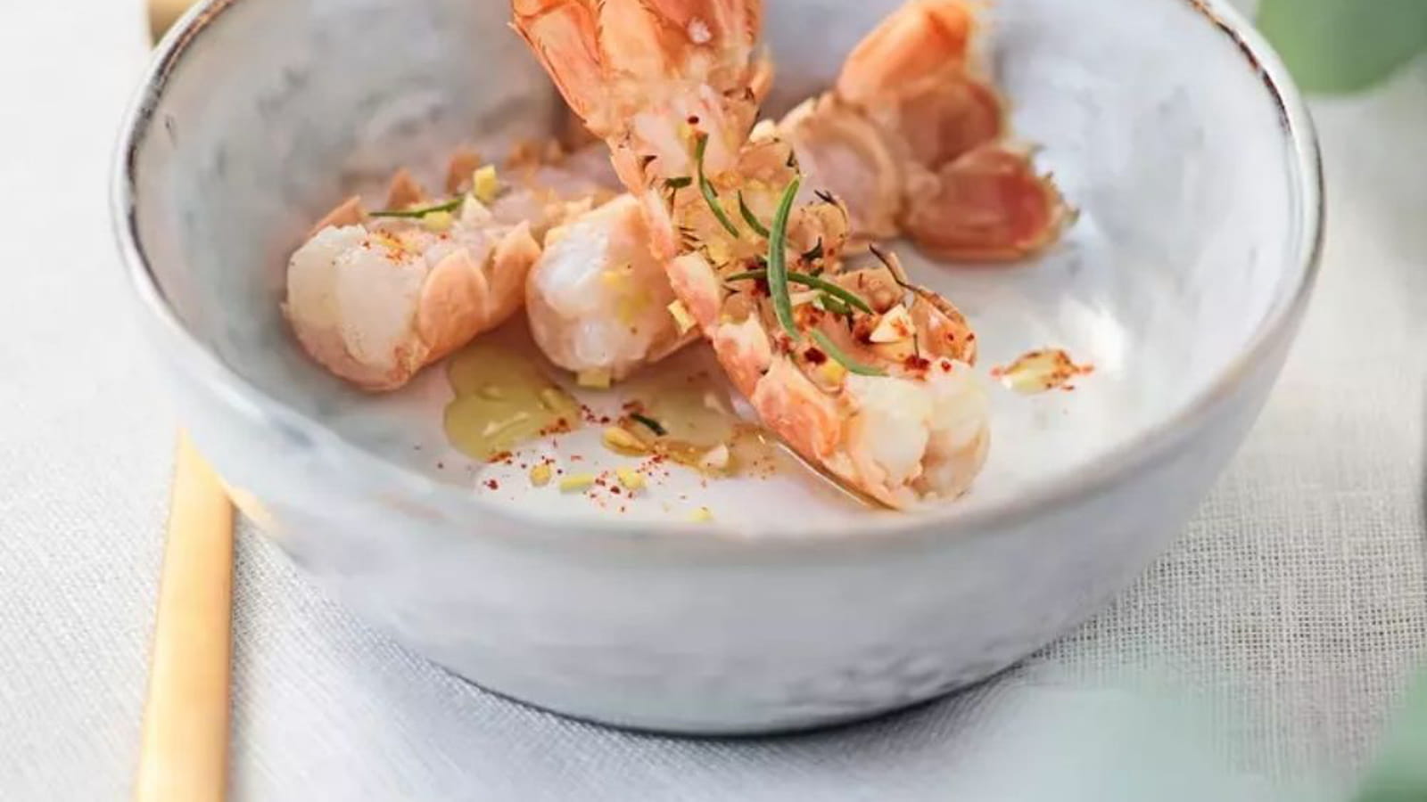 Langoustines aux épices