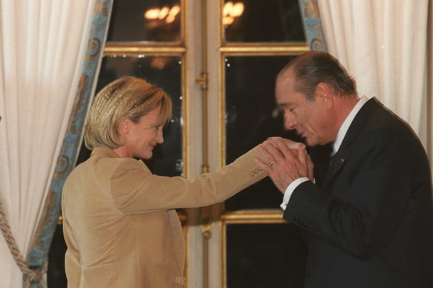 Patricia Kaas et Jacques Chirac