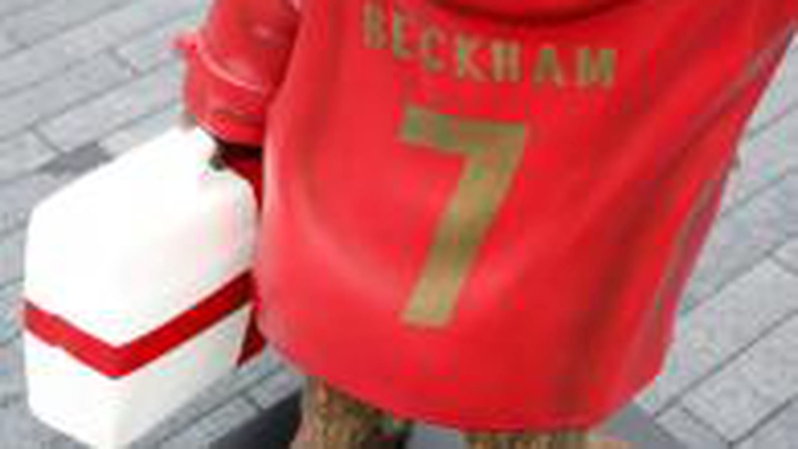 David Beckham et son ours