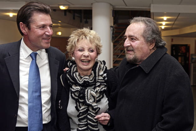 Annie Cordy, entour&eacute;e de Christian Estrosi et Richard Anthony