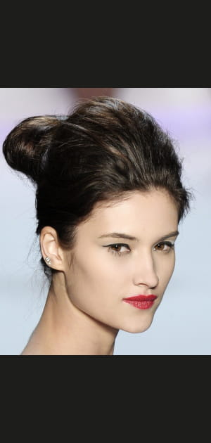 Chignon r&eacute;tro