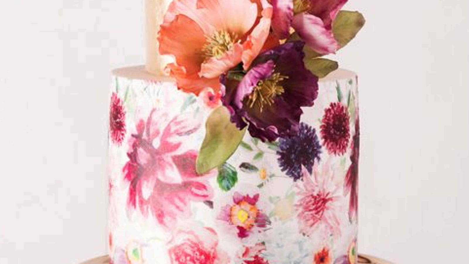 Wedding cake fleuri